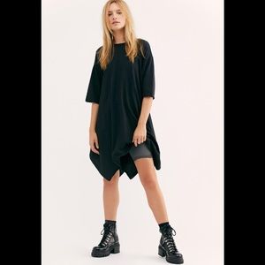 Free People Beach Kahana Tunic Dress/Oversized Tee Aqua Medium